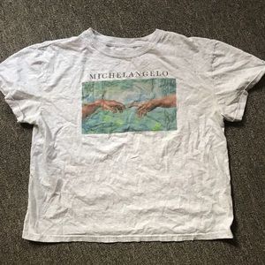Michelangelo/Monet boxy Tee